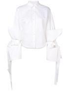 Y/project Deconstructed Sleeves Shirt - White