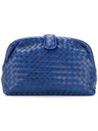 Bottega Veneta Lauren 1980 Intrecciato Clutch - Blue