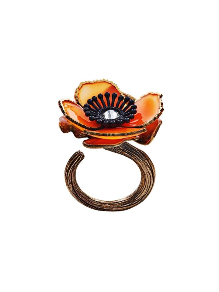 Fendi Flower Ring - Gold