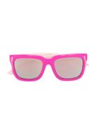 Stella Mccartney Kids - Squared Sunglasses - Kids - Acetate - One Size, Pink/purple, Acetate