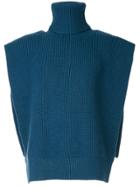 Raf Simons Knitted Vest - Blue