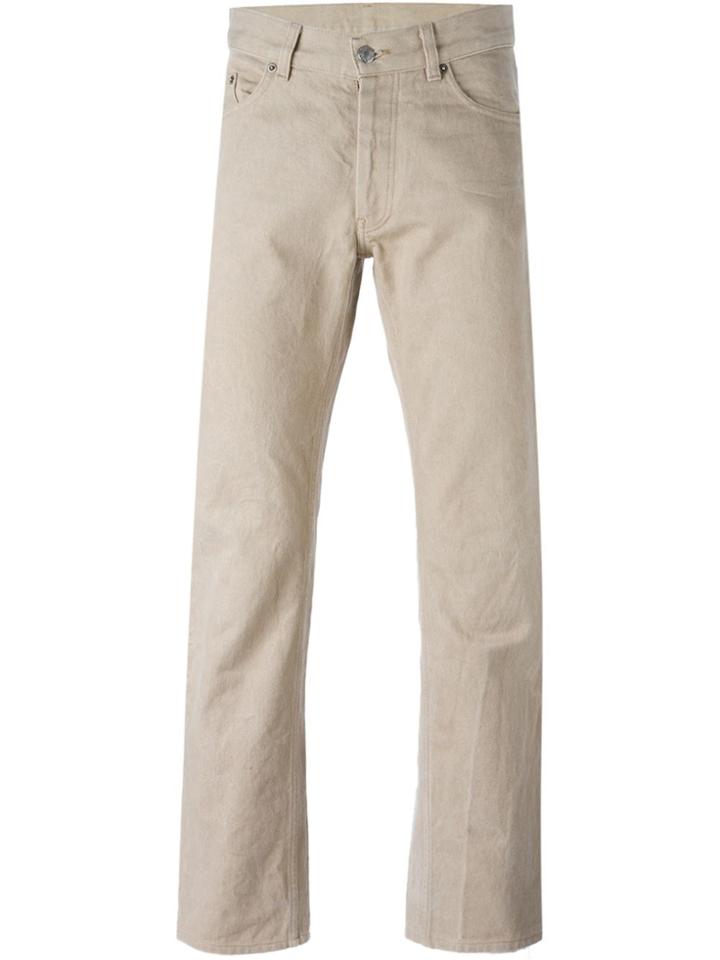 Helmut Lang Vintage Slim Fit Jeans - Nude & Neutrals