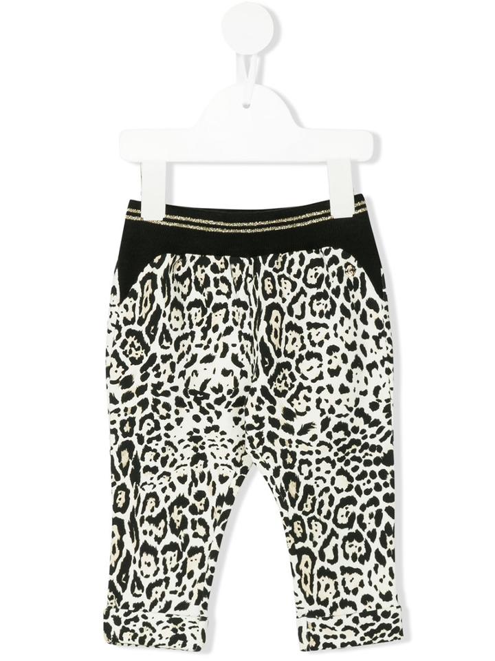 Roberto Cavalli Kids - Leopard Print Leggings - Kids - Cotton/spandex/elastane - 18 Mth, Brown