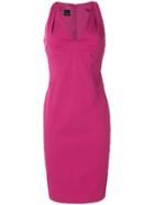 Pinko Sleeveless Fitted Dress - Pink & Purple