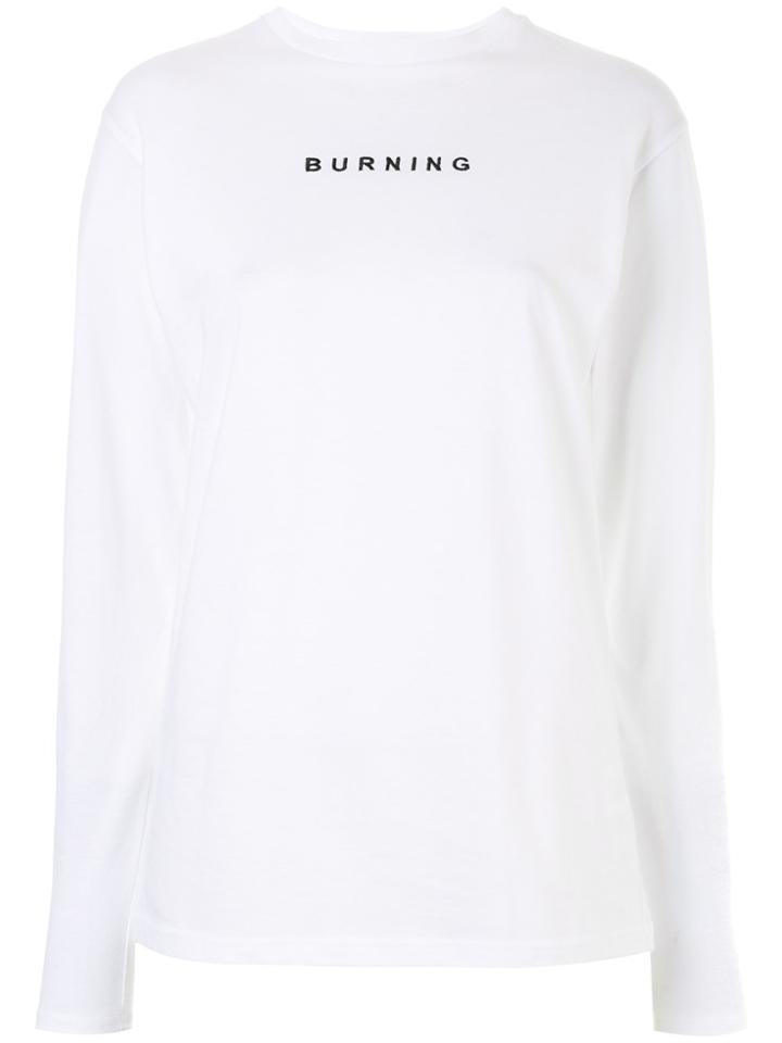 G.v.g.v. Burning Sweatshirt - White