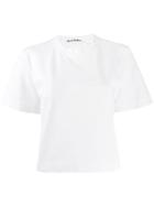 Acne Studios Boxy-fit Logo T-shirt - White