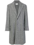 Maison Margiela Formal Fitted Coat - Grey