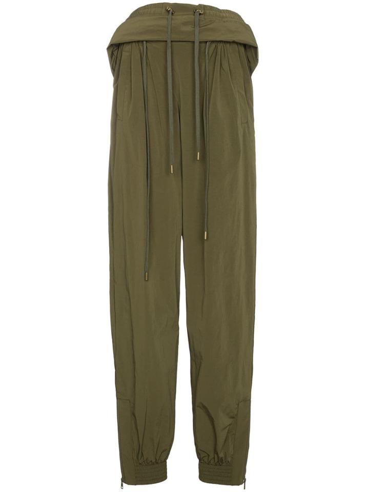 Y/project Double Layer Waistband Sweat Pants - Green
