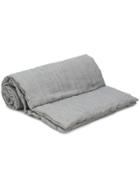 Agnona Padded Knitted Scarf - Grey