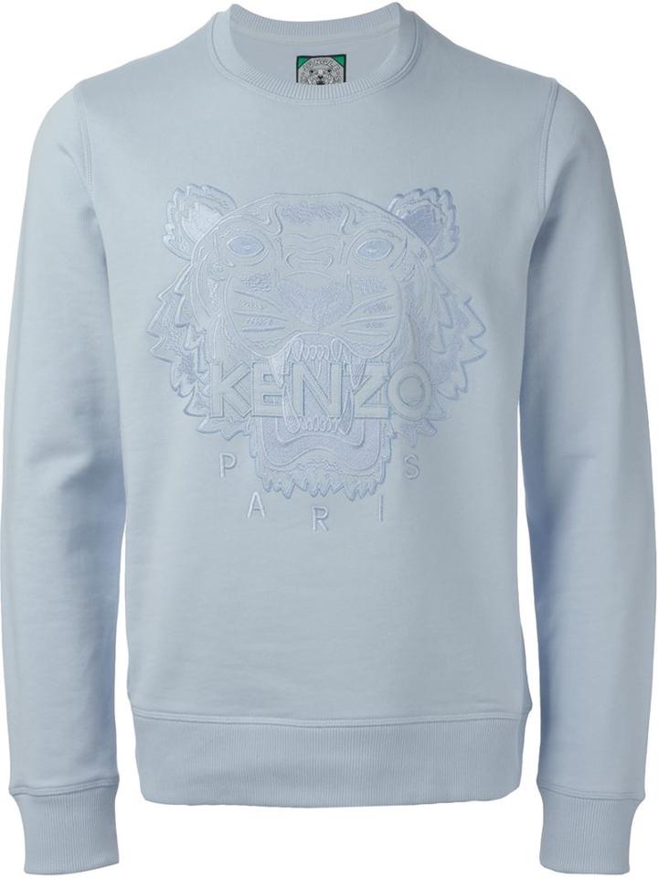 Kenzo 'tiger' Sweatshirt, Men's, Size: Large, Blue, Cotton
