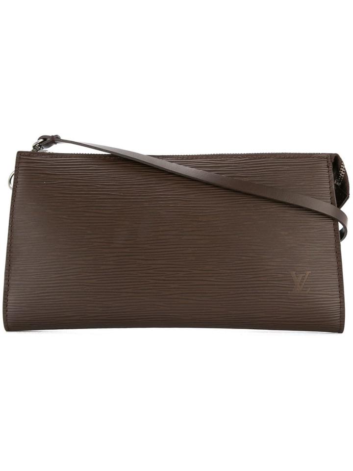 Louis Vuitton Vintage Epi Leather Pochette - Brown