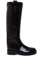Ann Demeulemeester Leather Riding Boots, Women's, Size: 39, Black, Leather