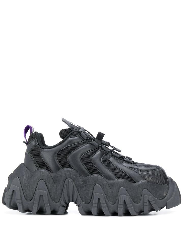 Eytys Platform Halo Sneakers - Black