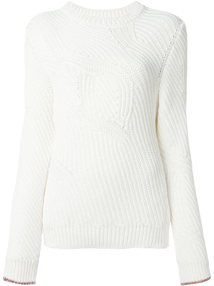 Victoria Beckham Ribbed Chunky Sweater