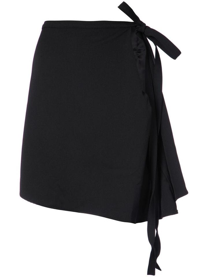Y/project Open Side Skirt - Black
