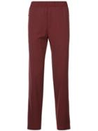 Stella Mccartney Cropped Mid-rise Trousers - Red