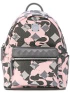 Mcm Stud Detail Mini Backpack - Multicolour