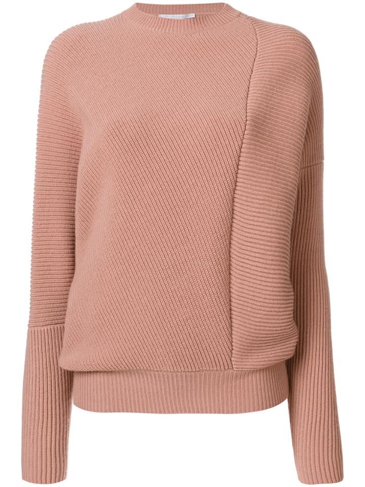 Stella Mccartney Asymmetric Seam Jumper - Pink & Purple