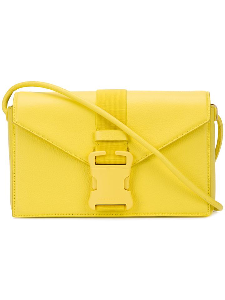 Christopher Kane - Devine Shoulder Bag - Women - Leather - One Size, Women's, Yellow/orange, Leather