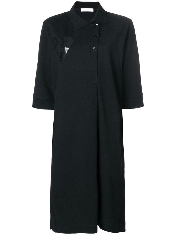 Peter Jensen Piqué Shirt Dress - Black