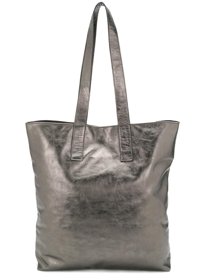 Ann Demeulemeester Shopper Tote Bag - Metallic
