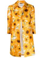 Dolce & Gabbana Pre-owned Sunflowers Print Coat - Yellow