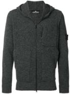 Stone Island Shadow Project Knitted Hoodie - Grey