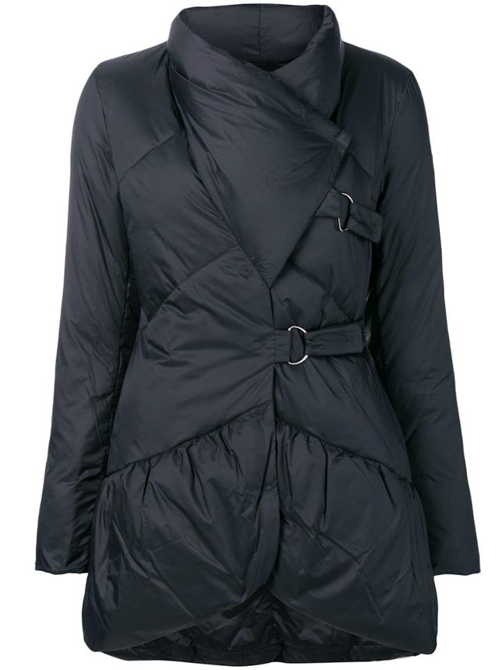 Emporio Armani Asymmetric Puffer Jacket - Blue