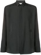 Saint Laurent Polka-dot Fitted Shirt - Black