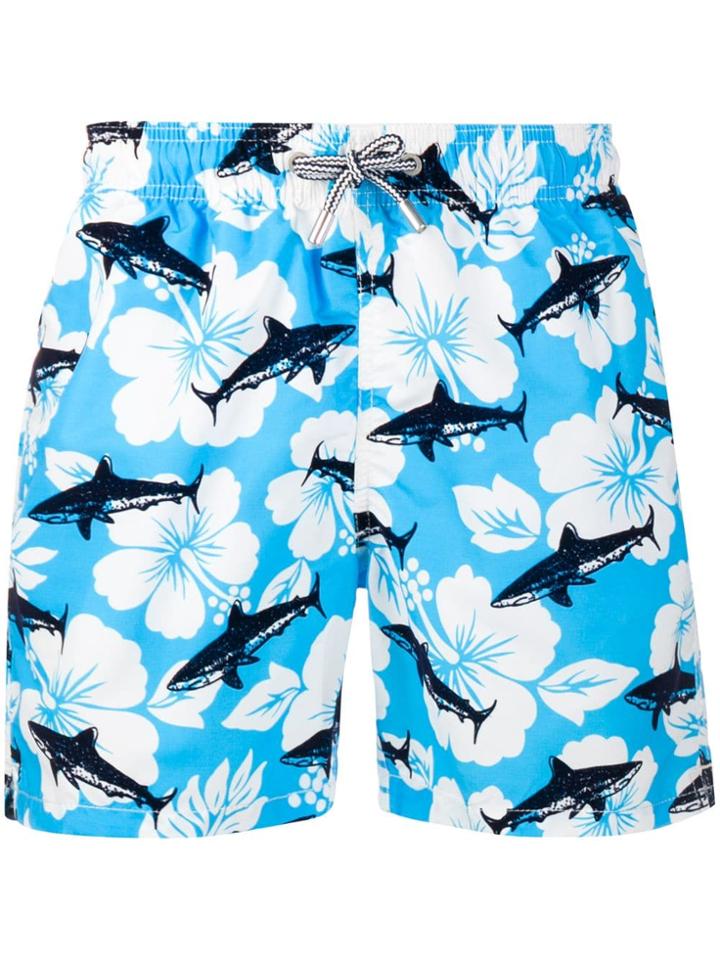 Mc2 Saint Barth Gustava Swimming Shorts - Blue