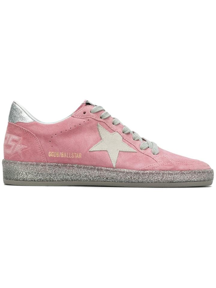Golden Goose Deluxe Brand Ball Star Sneakers - Pink & Purple