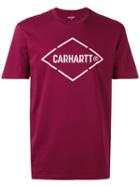 Carhartt - Printed Logo T-shirt - Men - Cotton - S, Red, Cotton