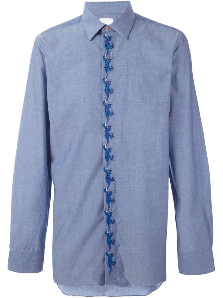 Paul Smith Dino Detailed Shirt