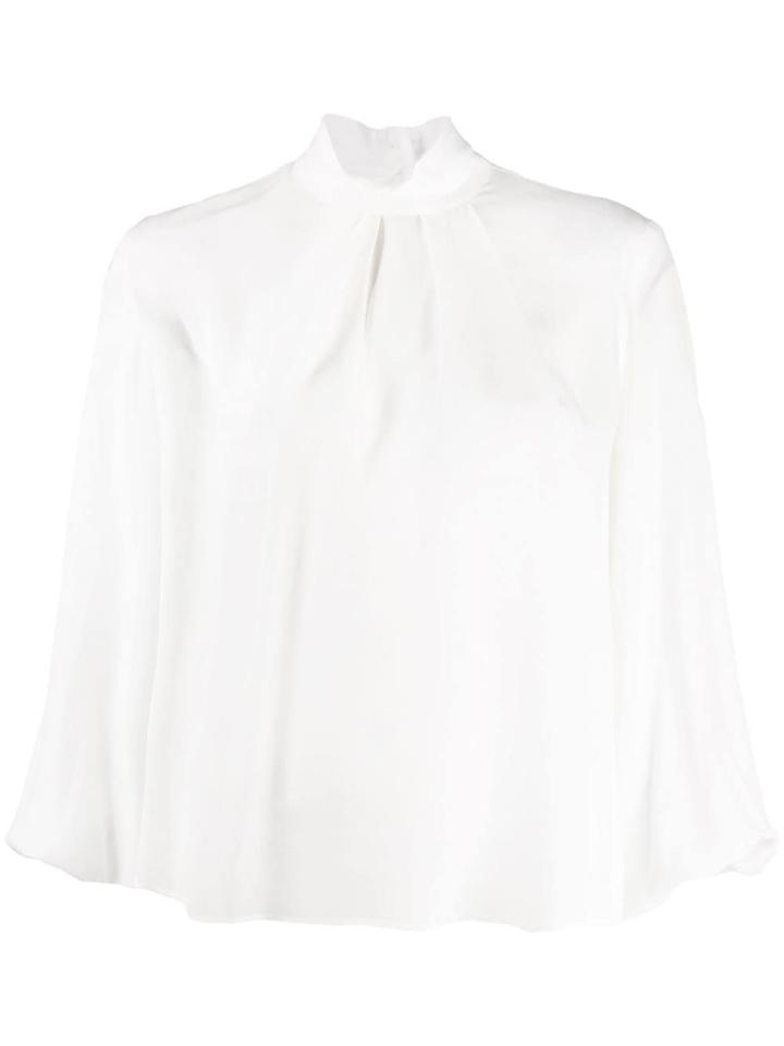 Pinko Wide Sleeve Blouse - White