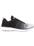 Apl Ombré Lace-up Sneakers - Black