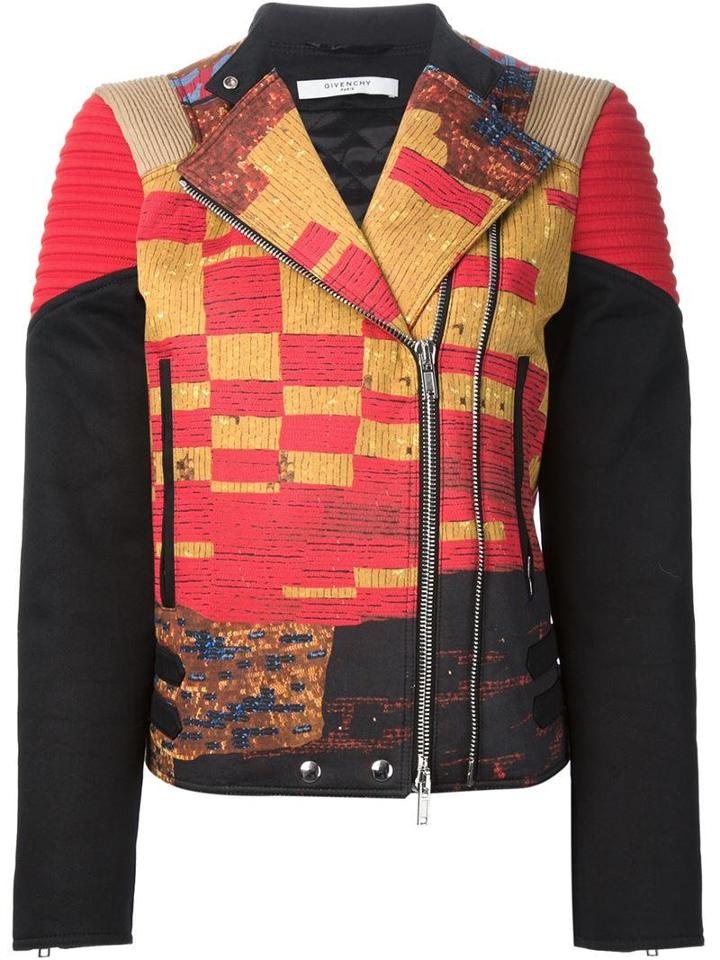 Givenchy Mosaic Pixel Biker Jacket