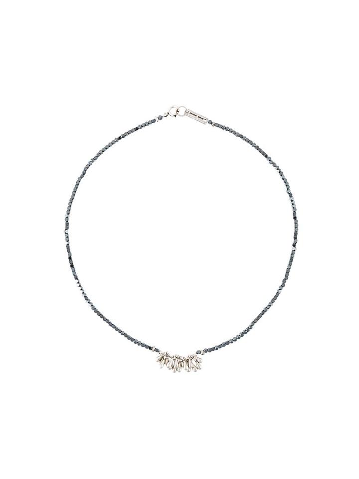 Isabel Marant Teardrop Stone Choker Necklace, Women's, Black