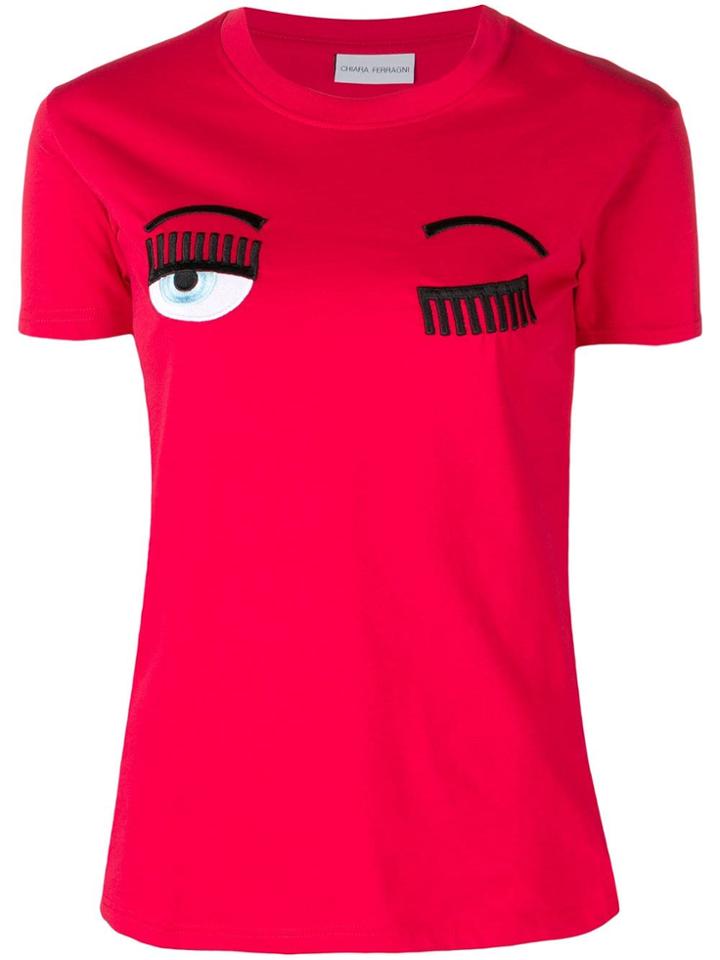 Chiara Ferragni Iconic Eye T-shirt - Red