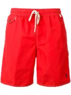 Polo Ralph Lauren Drawstring Swim Shorts, Men's, Size: Xl, Red, Nylon/polyester
