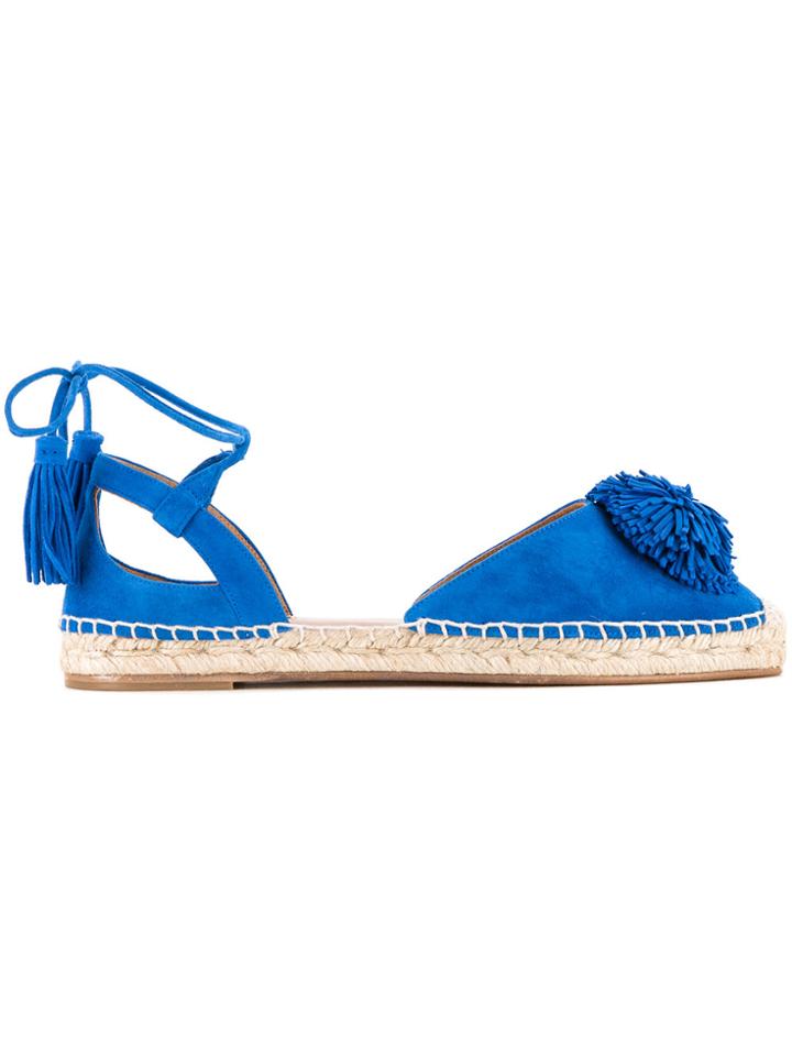 Aquazzura Sunshine Espadrilles - Blue