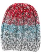 Missoni Cable Knit Beanie, Men's, Red, Nylon/mohair/wool