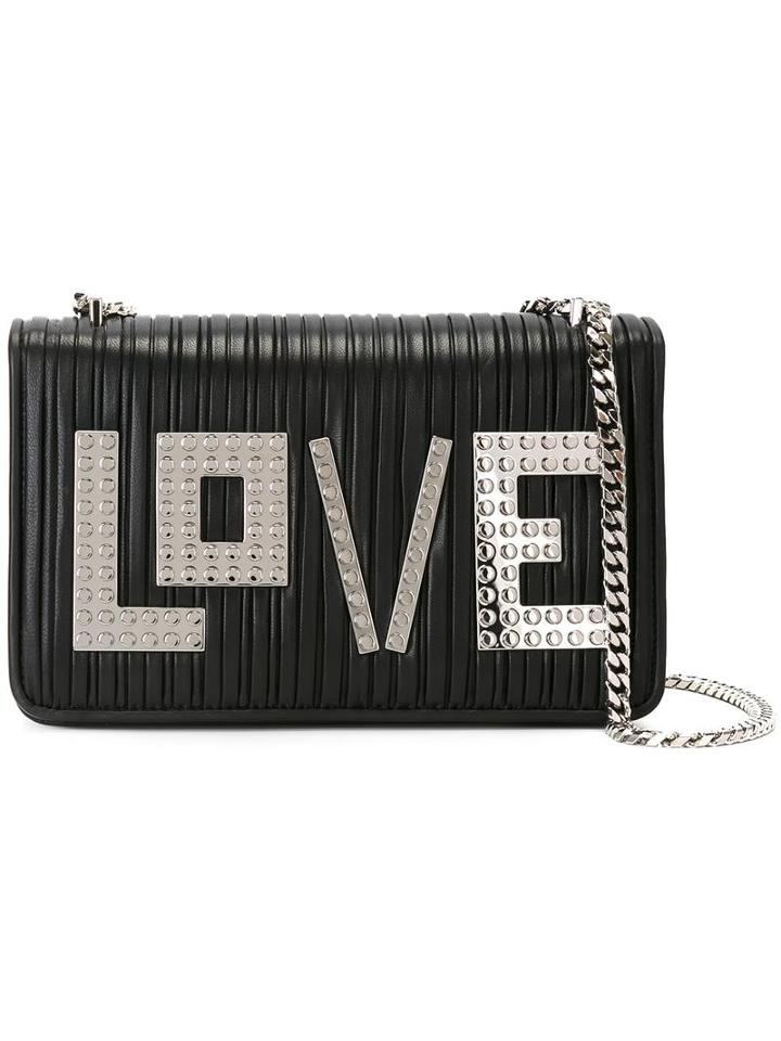 Les Petits Joueurs Love Mine Janis Shoulder Bag, Women's, Black, Leather/metal