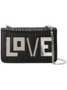 Les Petits Joueurs Love Mine Janis Shoulder Bag, Women's, Black, Leather/metal