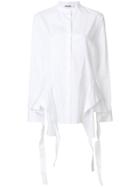 Jil Sander Draped Details Shirt - White