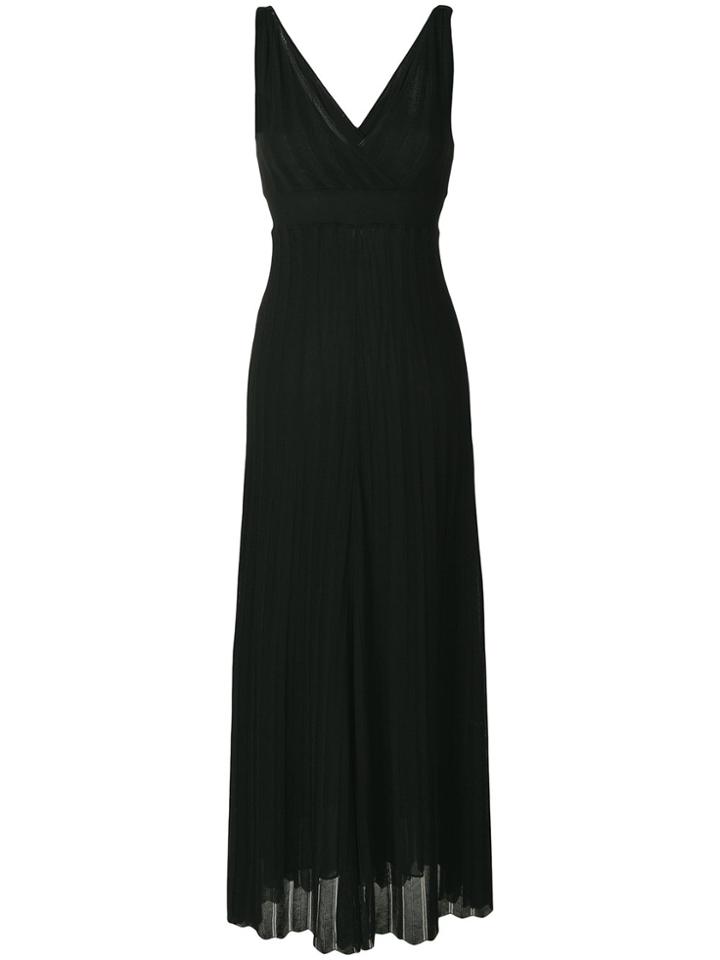 P.a.r.o.s.h. Knitted Maxi Dress - Black