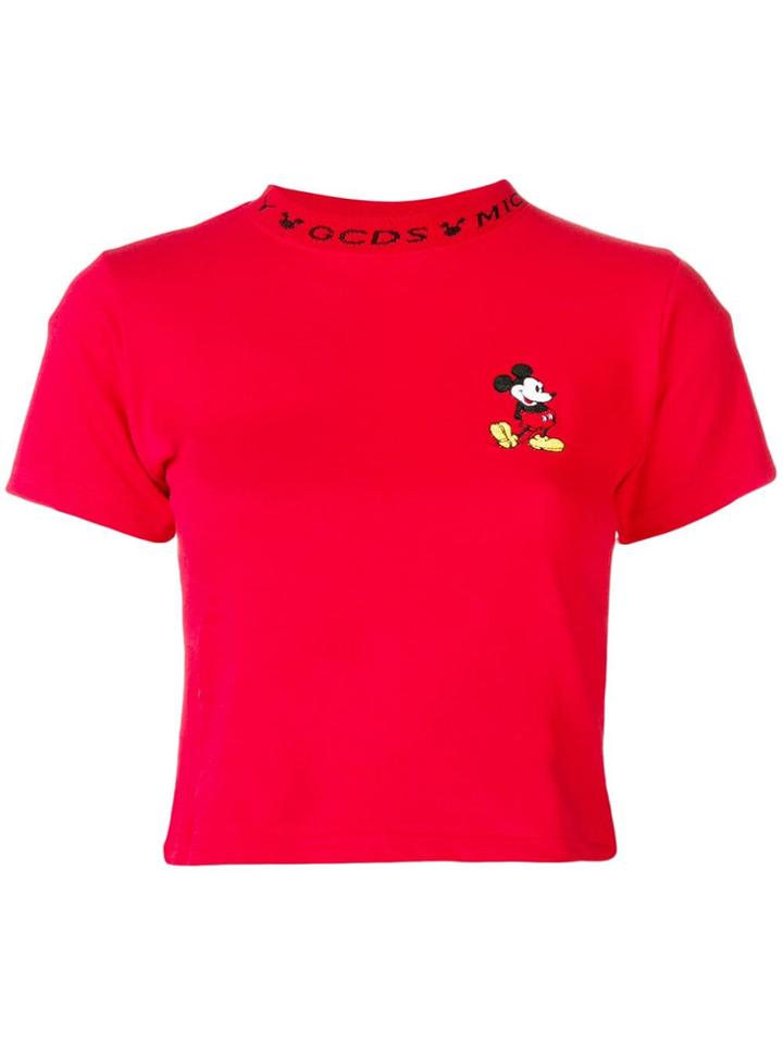 Gcds Gcds X Disney Mickey Mouse T-shirt - Red