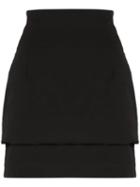 032c Cosmic Padded Mini Skirt - Black