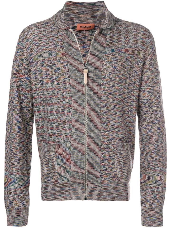 Missoni Zipped Sweater - Green