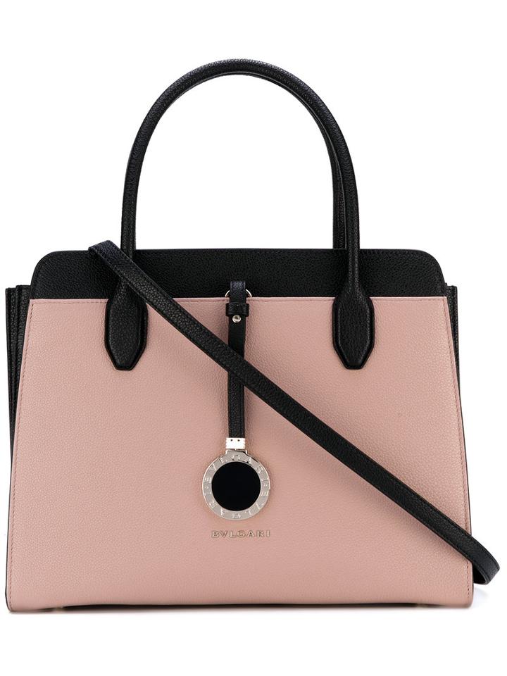 Bulgari - Hanging Charm Tote Bag - Women - Calf Leather - One Size, Nude/neutrals, Calf Leather
