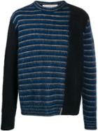 Golden Goose Striped Knit Sweater - Blue